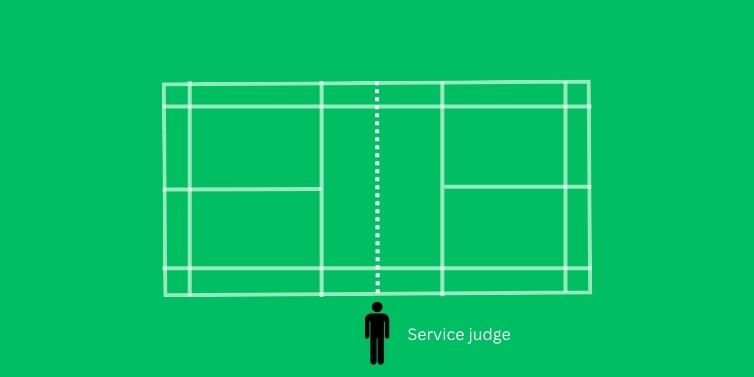 badminton service judge